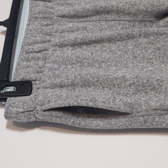 Nike Fleece Sweatpants Ankle Cinch Elastic Zipper - Picture 2 of 8